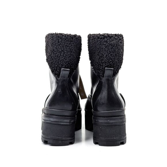 Michael Kors Wmn Channing Waterproof Rain Black Platform Winter Snow Boots sz 7 - Picture 3 of 8
